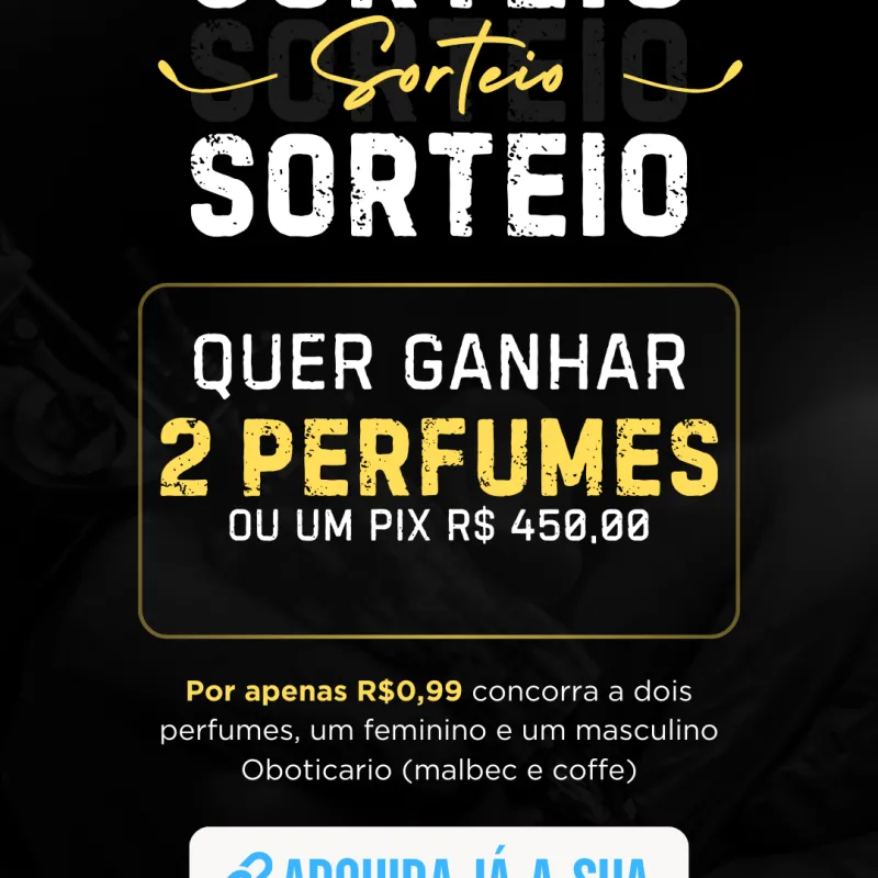 Imagem da campanha Sorteio Solidário