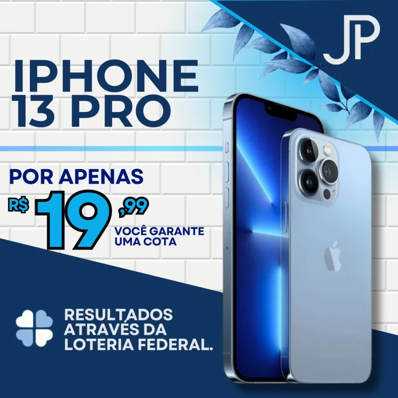Imagem da campanha JP PREMIOS - IPHONE 13 PRO