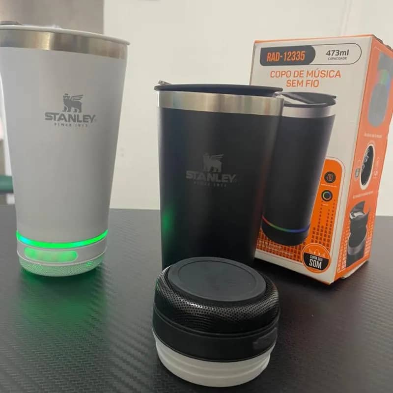 Imagem da campanha Rifa copo Stanley com caixa de som (bluetooth)