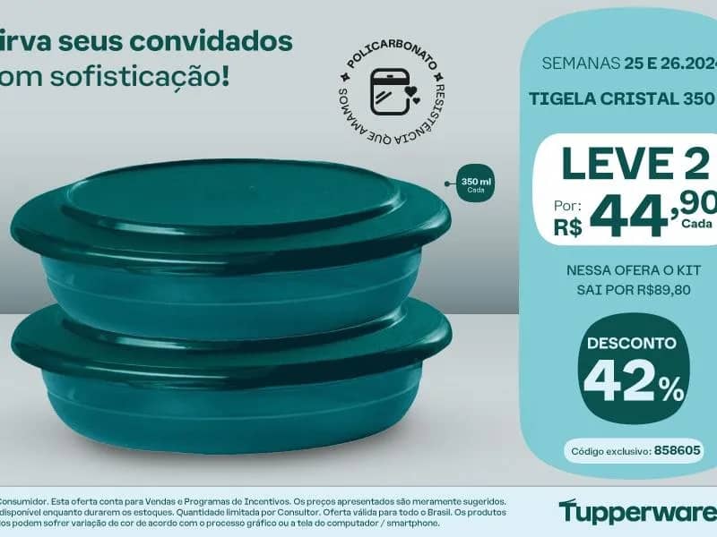Imagem da campanha Rifa da tuppeware