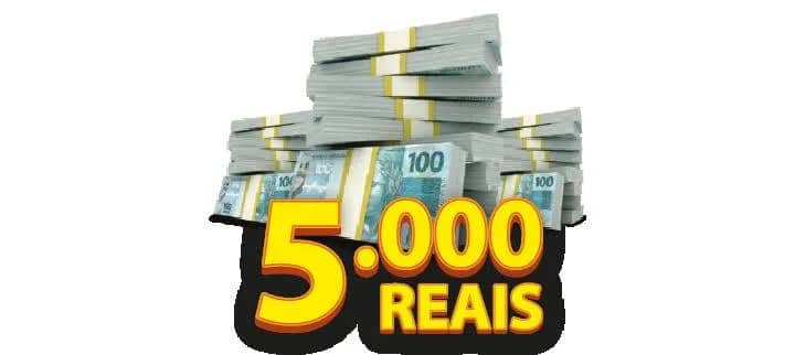Imagem da campanha 5000 em dinheiro