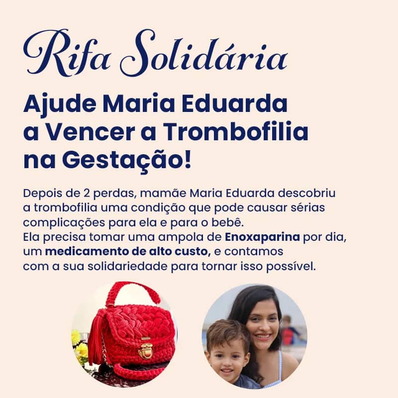 Imagem da campanha Vencendo a trombofilia na gestação