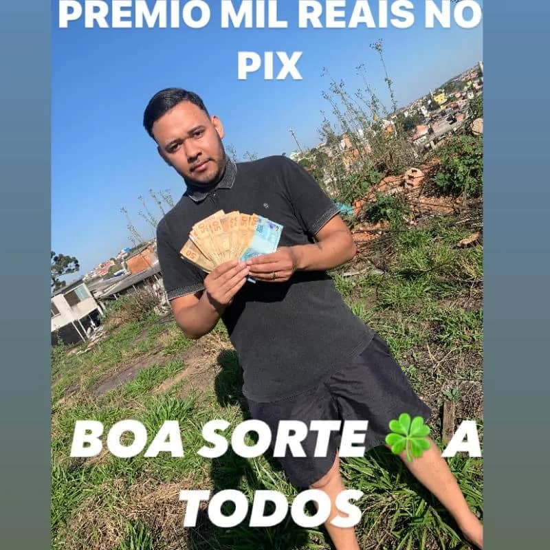 Imagem da campanha Premio mil reais no pix