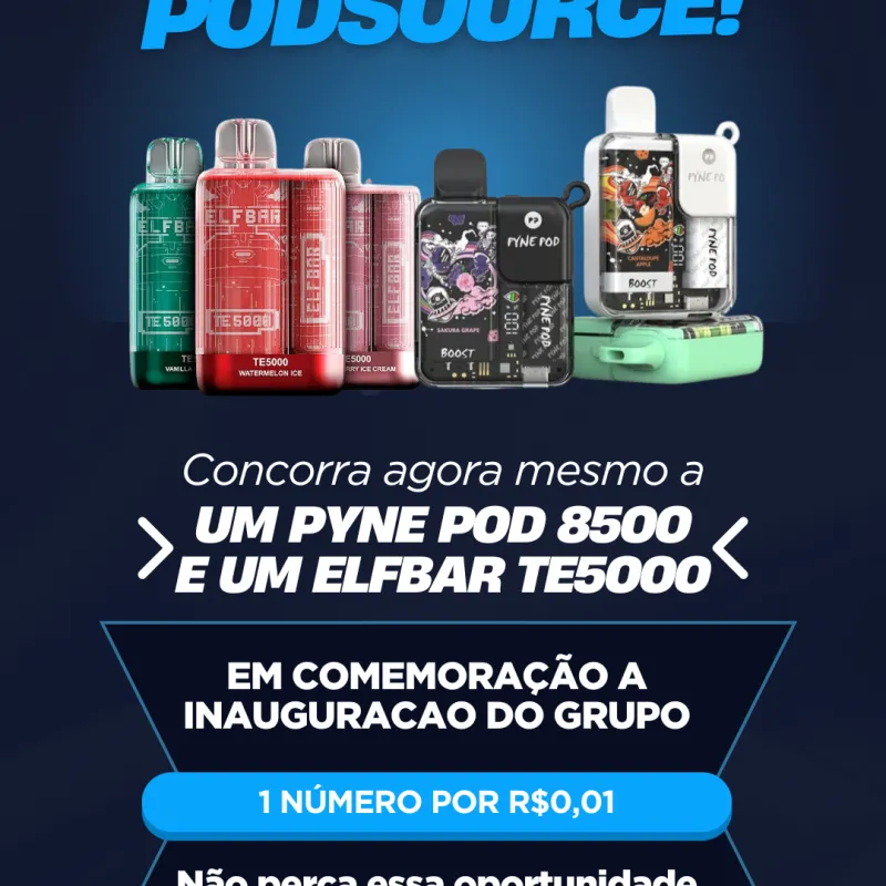 Imagem da campanha Rifa de inauguração do grupo