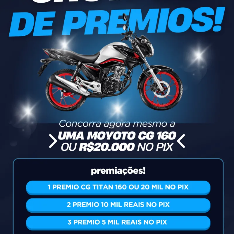 Imagem da campanha Show de prêmios da independência