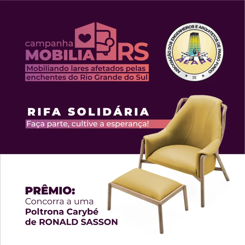 Imagem da campanha RIFA SOLIDÁRIA - CAMPANHA MOBÍLIA RS