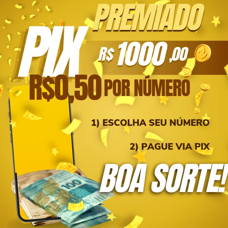 Imagem da campanha Pix premiado