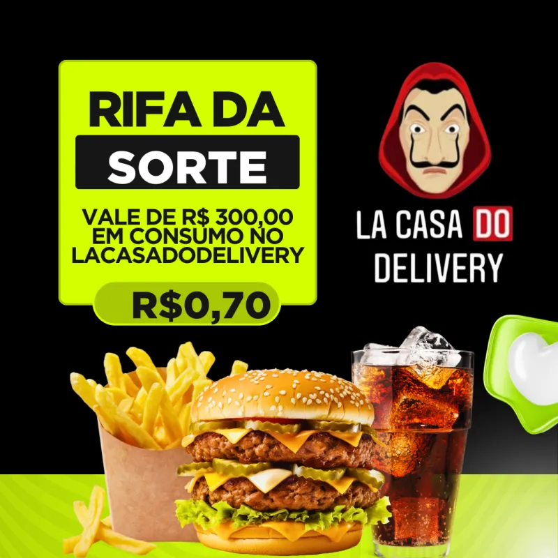 Imagem da campanha LACASADODELIVERY