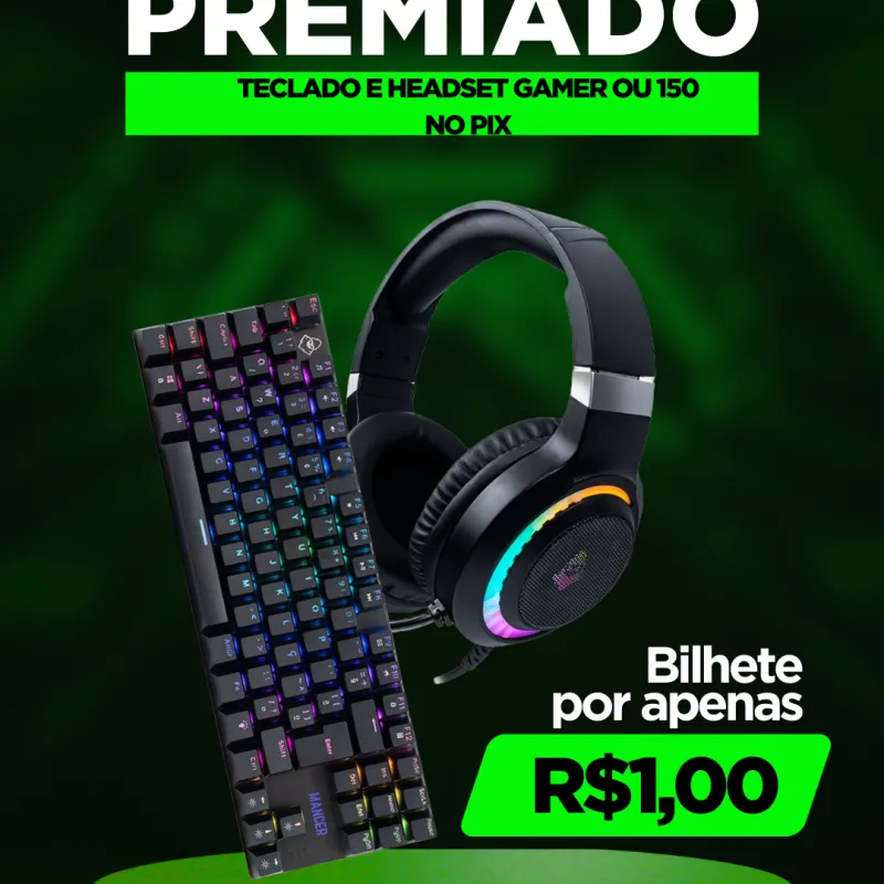 Imagem da campanha Rifa solidária para a comprar de uma placa de video