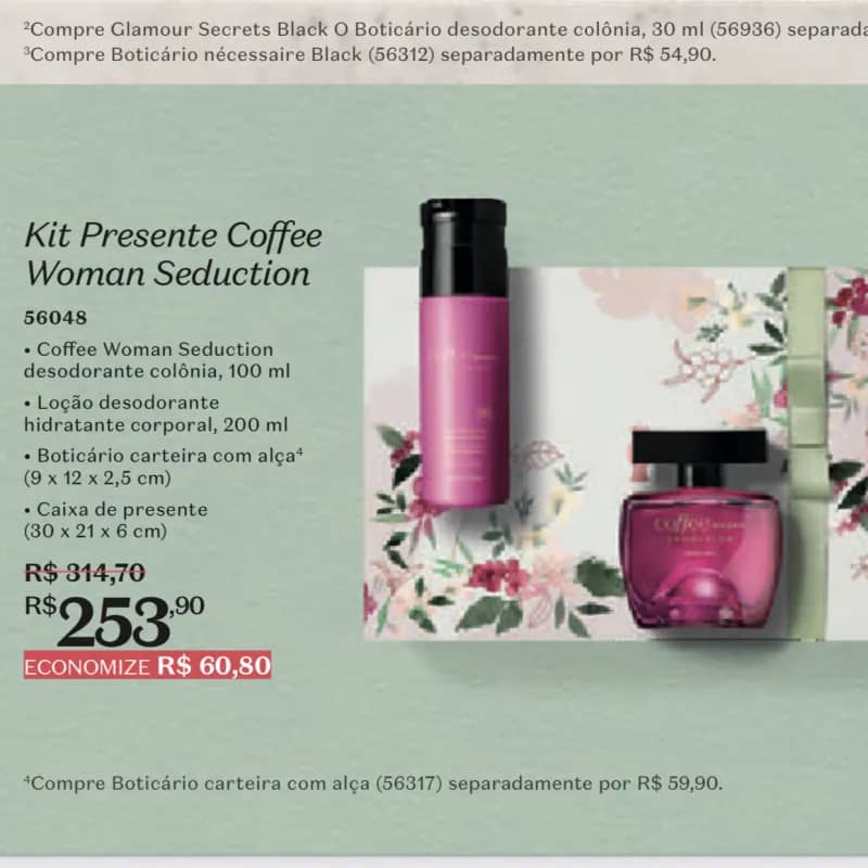 Imagem da campanha Kit oboticário