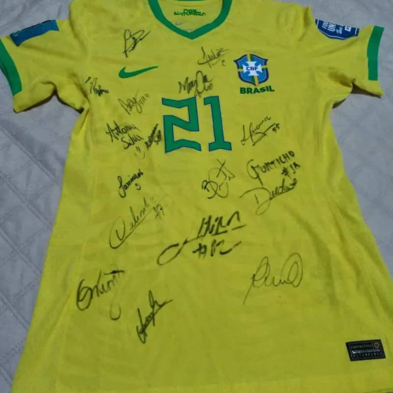 Imagem da campanha Camisa da seleção brasileira feminina