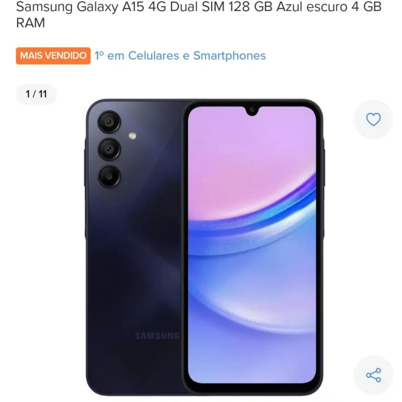 Imagem da campanha Samsung Galaxy A15