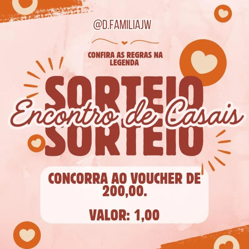 Imagem da campanha Encontro de casais