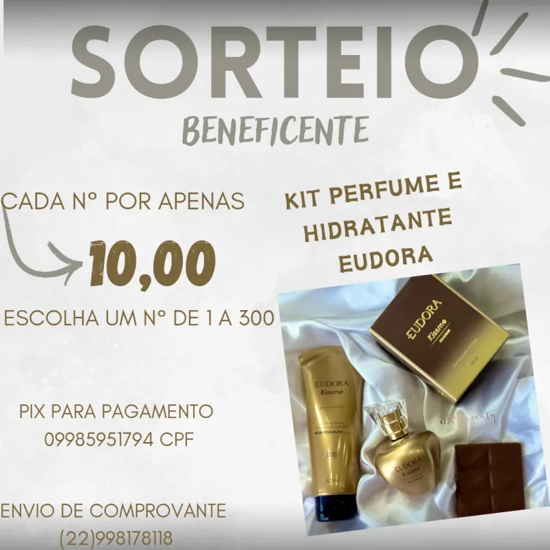 Imagem da campanha Sorteio Beneficente para Igreja Ass. De Deus Min. Rompendo em Fé