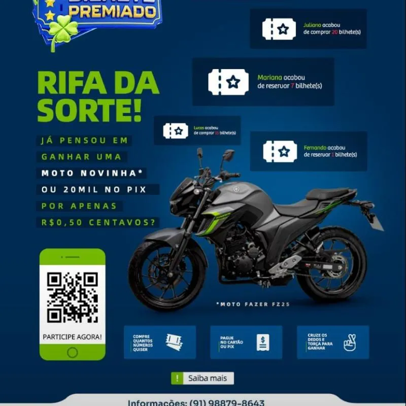 Imagem da campanha Rifas