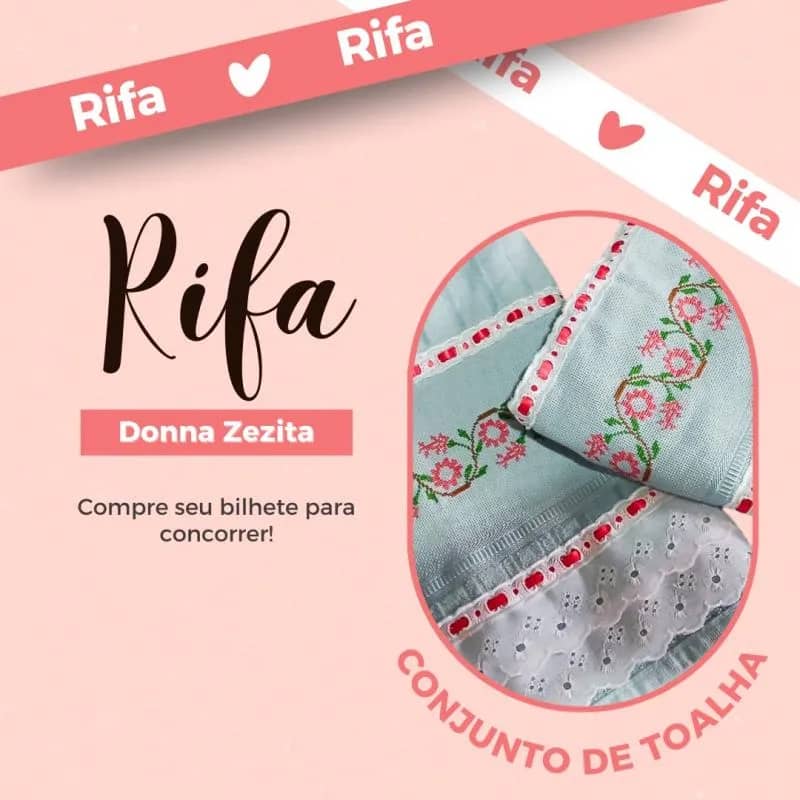 Imagem da campanha Donna Zezita - Jogo de Toalha