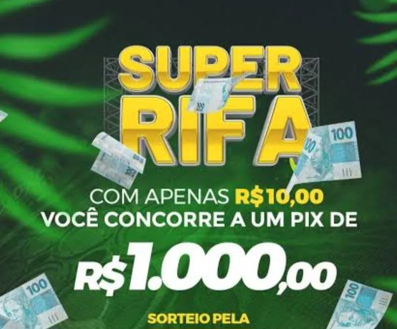 Imagem da campanha 1,000 mil reais no pix