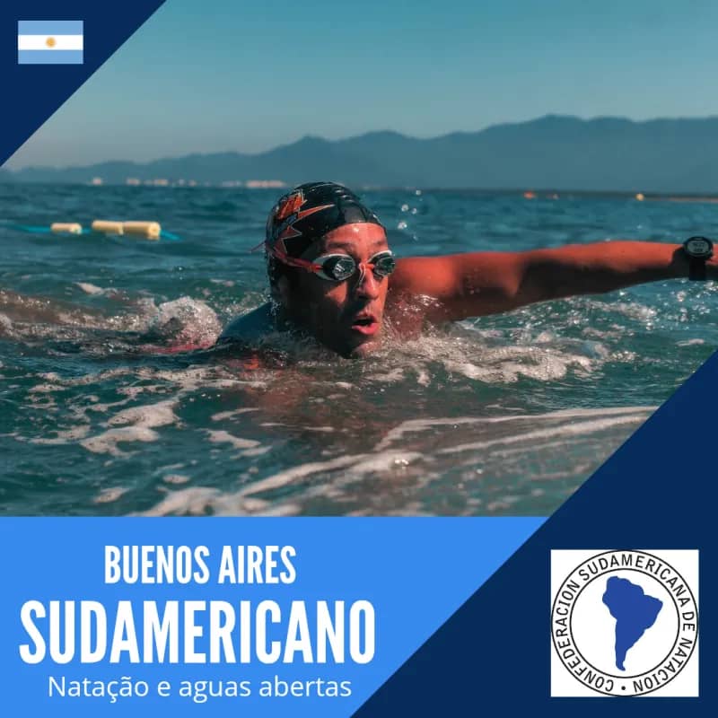 Imagem da campanha Sudamericano de natação e aguas abertas