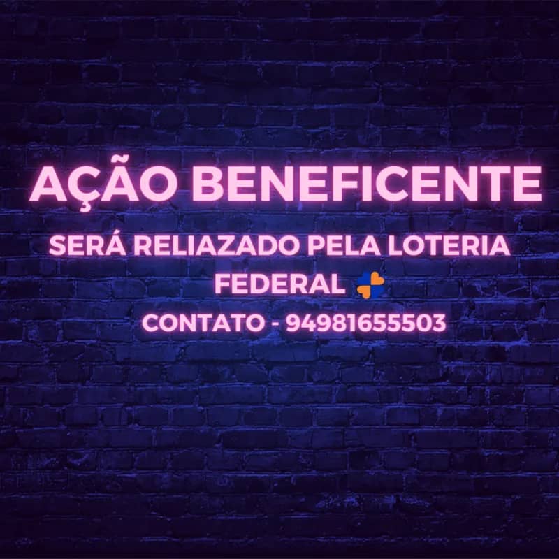 Imagem da campanha AÇÃO BENEFICENTE