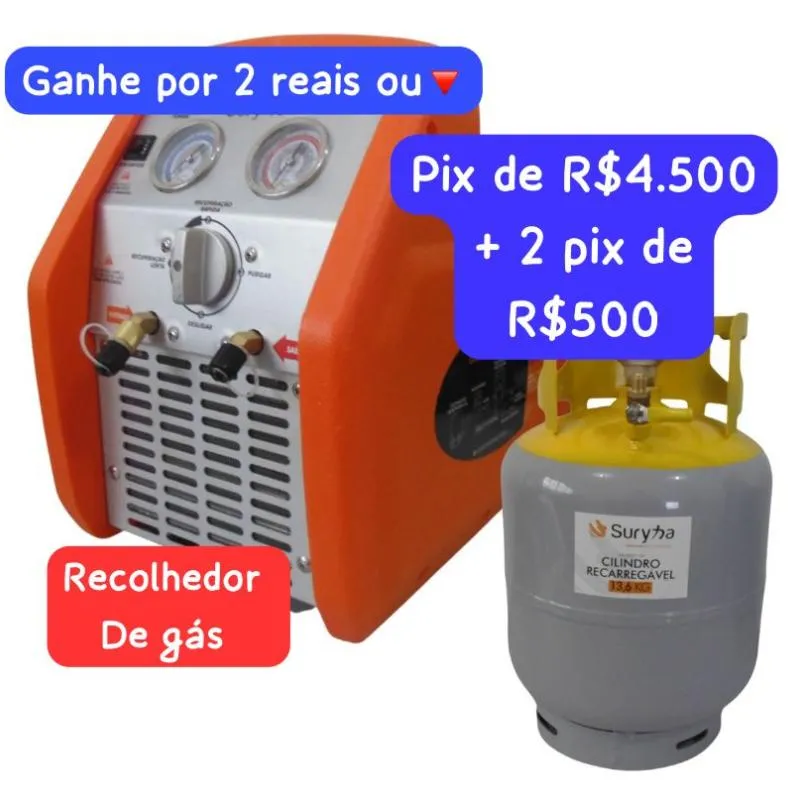 Imagem da campanha Recolhedora no valor de R$4.500 e 2 pix de R$500