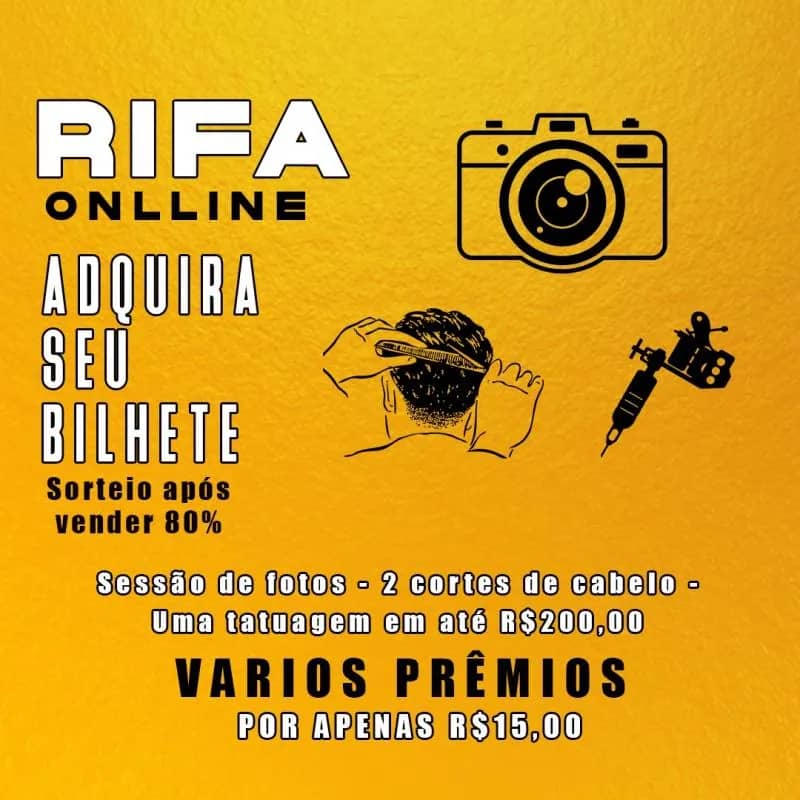 Imagem da campanha UMA SESSÃO DE FOTOS + 2 CORTES DE CABELO + UMA TATUAGEM NO VALOR DE ATÉ R$200,00