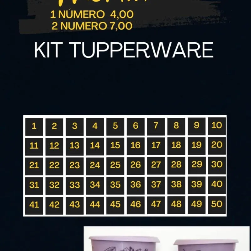 Imagem da campanha Tupperware