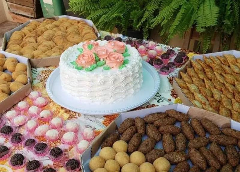 Imagem da campanha Combo festa contendo 2kg de bolo, 200 salgadinhos e 100 docinhos