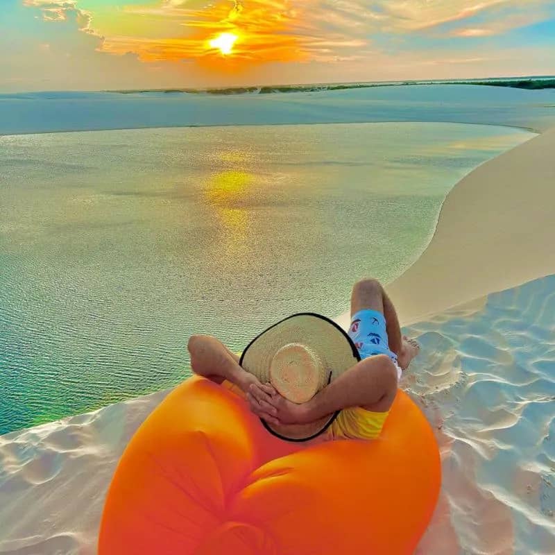 Imagem da campanha Colchão inflável preguiçoso