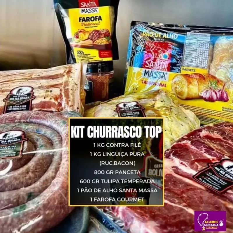Imagem da campanha KIT CHURRASCO  TOP (BOI NA BRASA) EM PROL DO ACAMPSGONZAGA