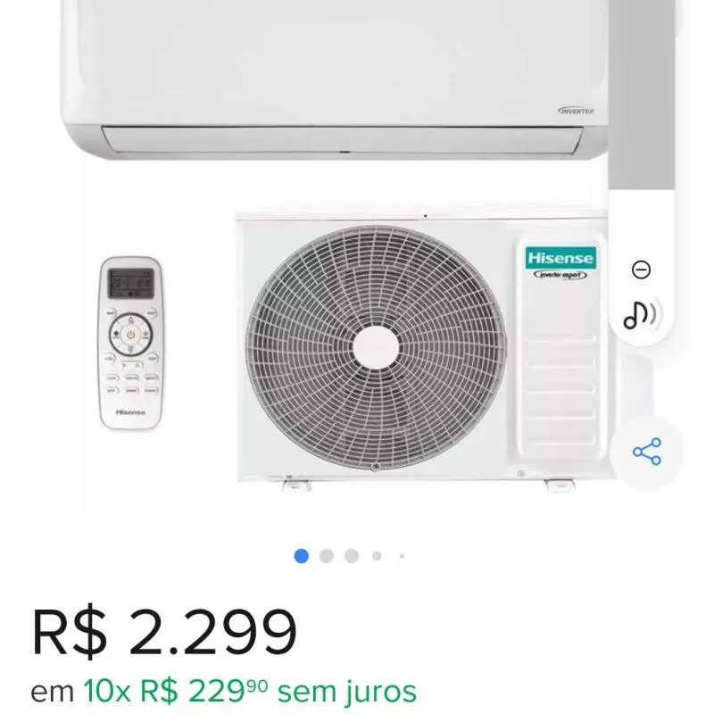 Imagem da campanha Ar condicionado hisense