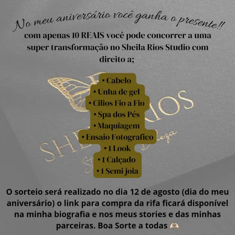 Imagem da campanha Super Transformação Sheila Rios Studio