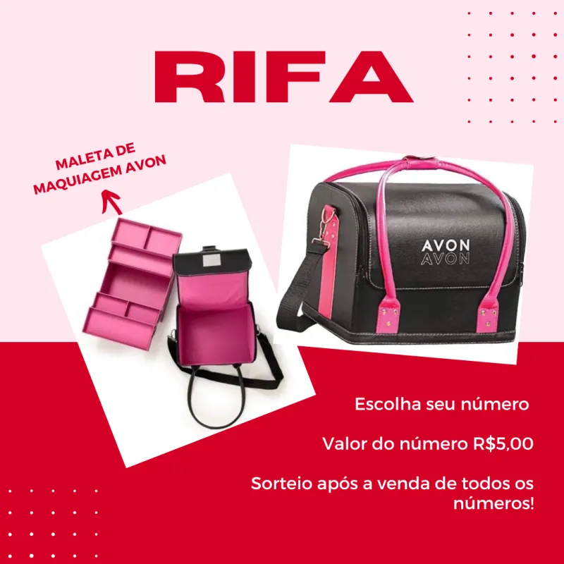 Imagem da campanha Rifa - Maleta de maquiagem Avon