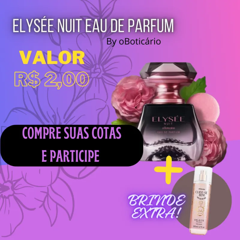 Imagem da campanha ELISÉE ESPECIAL PARA VOCÊ OU PRESENTE