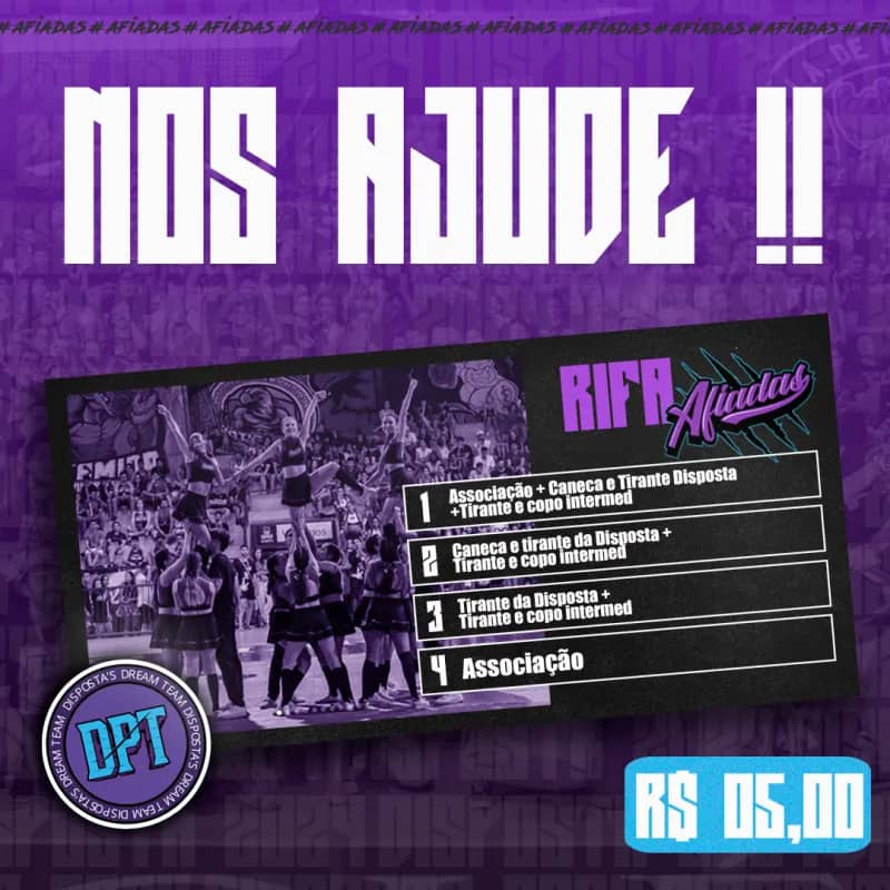 Imagem da campanha RIFA AFIADAS