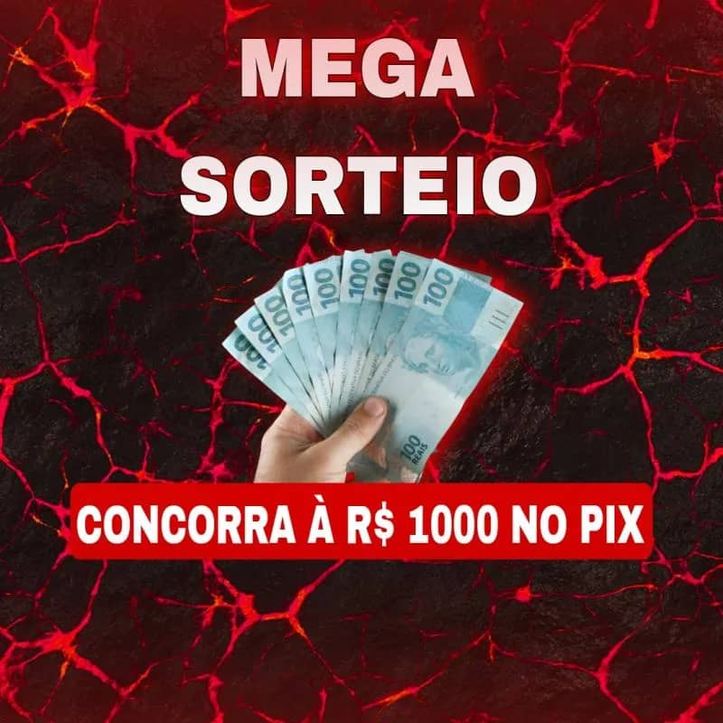 Imagem da campanha RIFA| VALENDO 1000 REAIS NO PIX