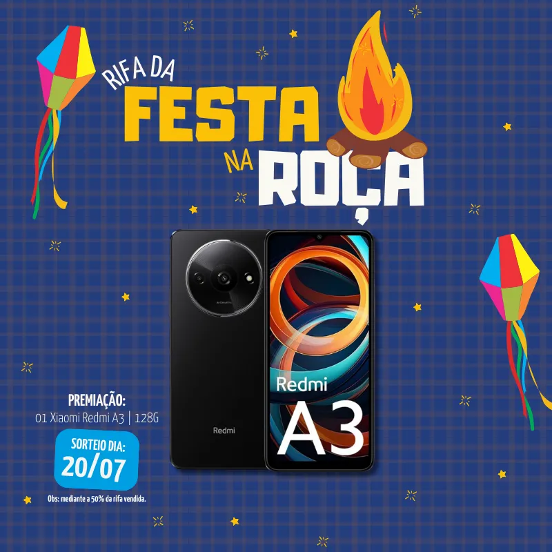 Imagem da campanha Rifa da Festa na Roça