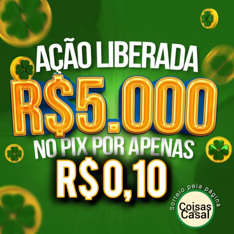 Imagem da campanha PIX PREMIADO 5.000 (Cinco Mil Reais no pix)