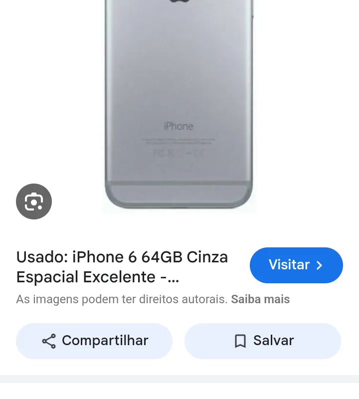 Imagem da campanha IPhone 6 usado