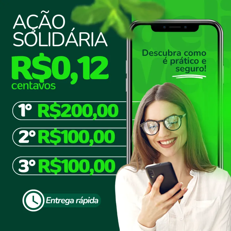 Imagem da campanha Ação Solidária (R$400,00)