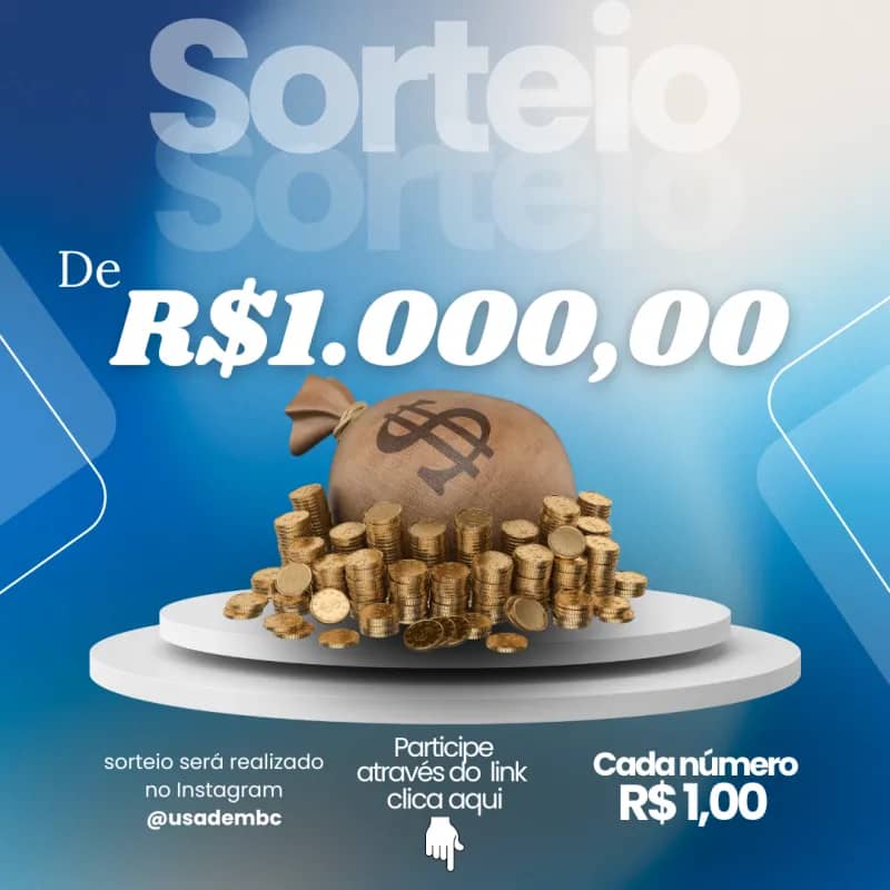 Imagem da campanha Sorteio Beneficente em Prol do Congresso de Senhoras da USADEM