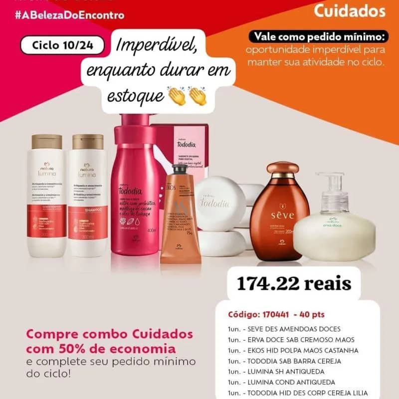 Imagem da campanha Natura