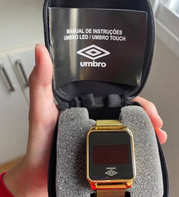 Imagem da campanha Relógio Umbro