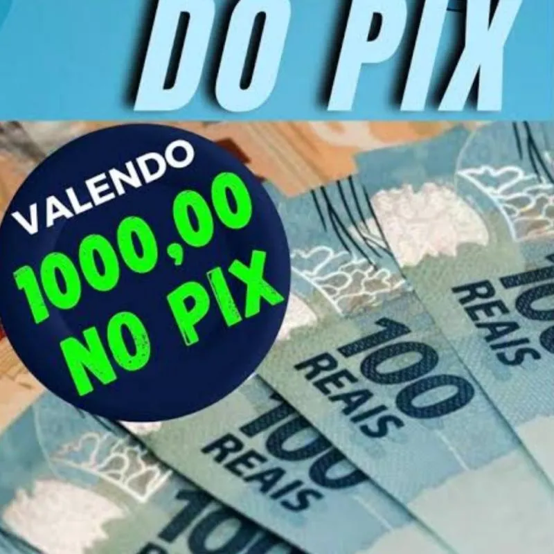 Imagem da campanha Rifa valendo 1.000 reais no Pix