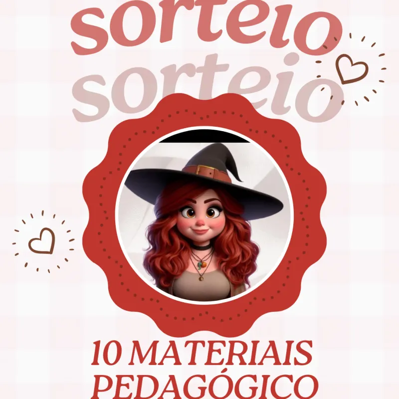 Imagem da campanha SORTEIO DE 10 MATERIAIS PEDAGOGICOS