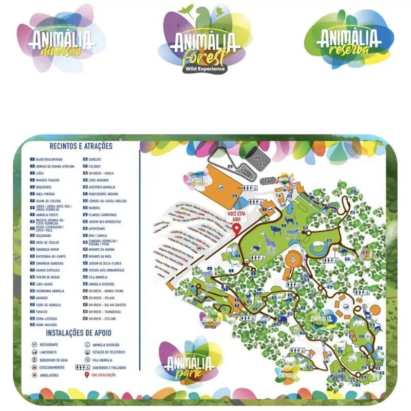 Imagem da campanha FÉRIAS NO ANIMÁLIA PARK