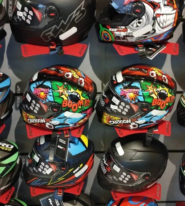 Imagem da campanha Capacete cartoon