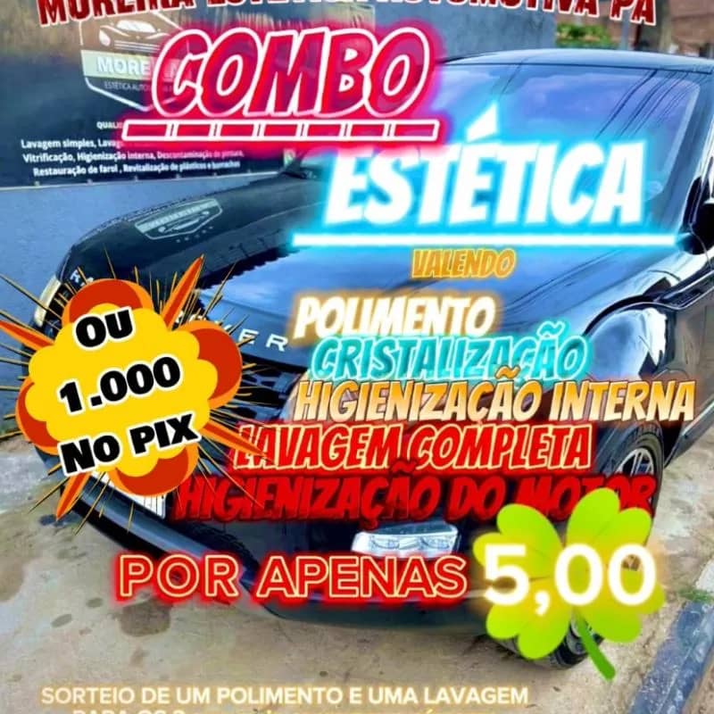 Imagem da campanha COMBO MOREIRA ESTÉTICA AUTOMOTIVA PA