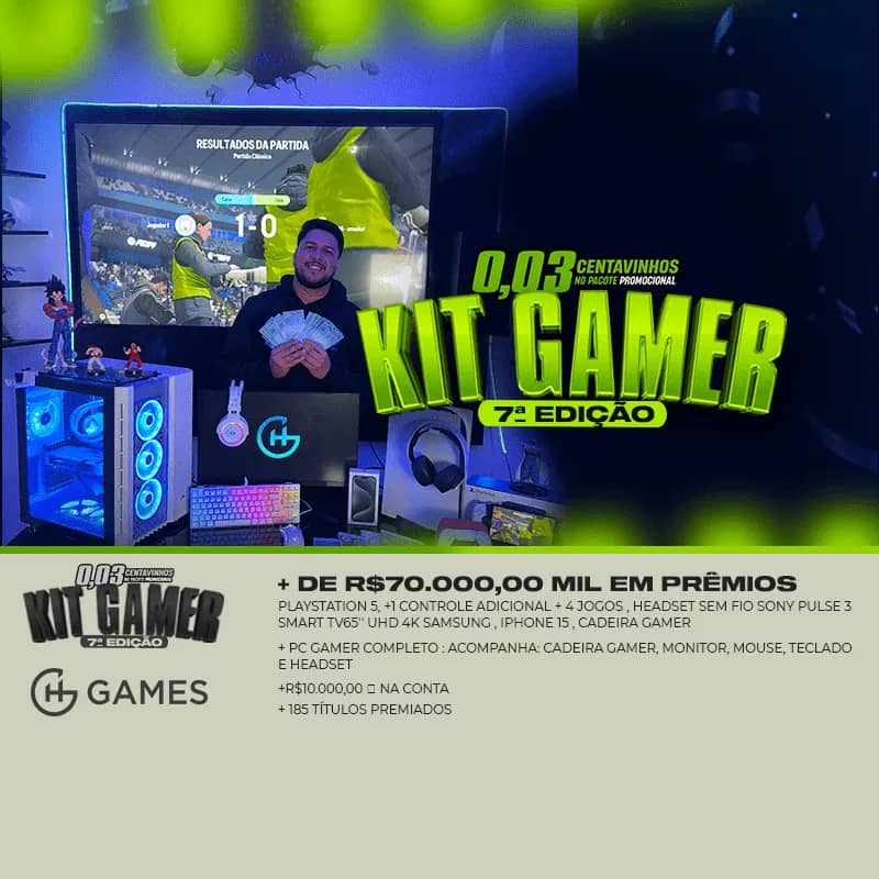 Imagem da campanha 7 - KIT GAMER +10 K