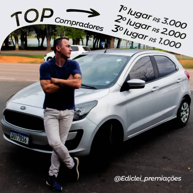 Imagem da campanha FORD KA OU 50 MIL REAIS EM DINHEIRO
