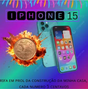 Imagem da campanha iPhone 15 por 5 centavos o numero